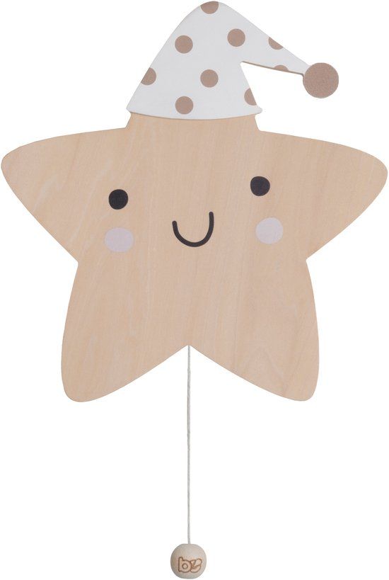 Baby's Only Houten Wandlamp Ster Heaven - Clay/Warm Linen