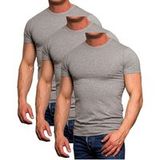 Jack & Jones T-Shirt (3er-Pack) Basic mit Rundhalsausschnitt