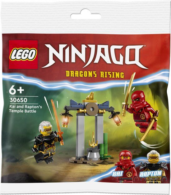 LEGO NINJAGO® Tempelstrijd van Kai en Rapton - 30650