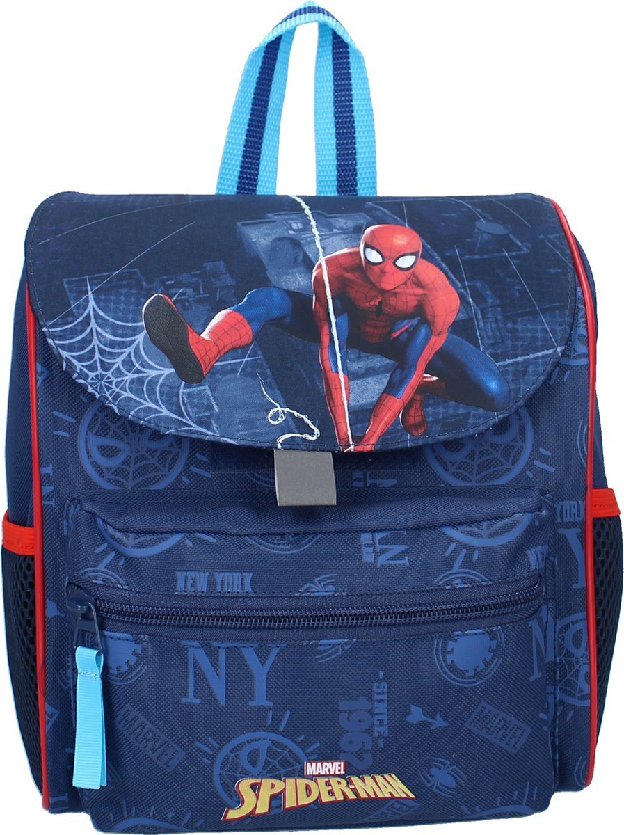 spiderman School Time Rugzak - Blauw