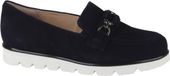 Hassia Pisa 301552.3200 Blauw Suède Dames Instappers Maat 40