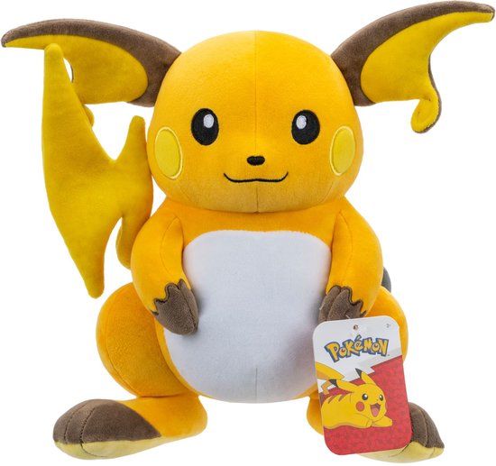 Pokémon Jazwares Pokémon Knuffel Raichu 30 cm
