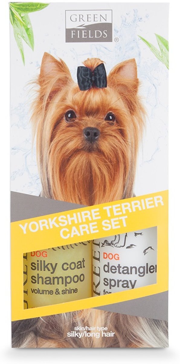 Greenfield s Hondenshampoo -Yorkshire Terrier Verzorgingsset - 2x250ml