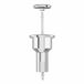 Roca Drukknop voor toilet D1P ah0005000r Chroom