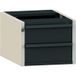 Provost - Bloc tiroirs 2 tiroirs hauteur 150 mm en acier pour établi domestique
