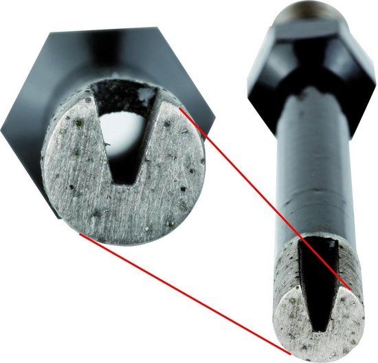 InterDynamics 950010 BlackPower Tegelboor Long Life - Nat - 10mm