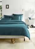 De Witte Lietaer Dekbedovertrek Coton Satin Olivia - Tweepersoons - 200 x 200/220 cm - Vert