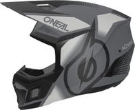O'NEAL 3SRS Vision Zwart Grijs Crosshelm