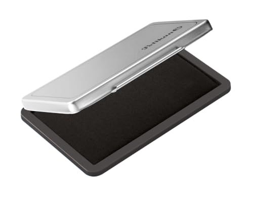 Pelikan 331777 Stempelkussen 2, metaal, 7x11 cm, zwart