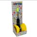 Acrobat Diabolo geel met aluminium stokken - 105 mm doorsnede