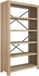 vidaXL Boekenkast met 5 schappen 80x30x140 cm massief acaciahout