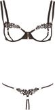 Cottelli Collection Beha Set met String - Maat S - Zwart