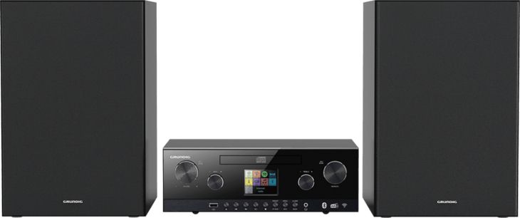 Grundig CMS 5000 BT Home Audio Micro System - 100W - Black