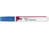 KREUL 46237 - Acryl Matte Marker Medium, met ronde punt ca. 2-4 mm, blauw, mat, permanente acrylverf op waterbasis, voor filigreinaccenten