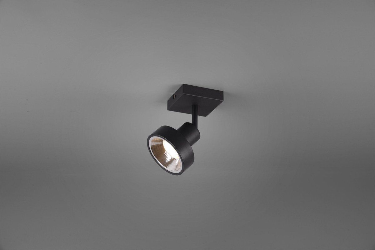 TRIO LEUCHTEN Spot Leon - Zwart | Metaal | GU10 | Zwart