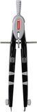 Brunnen 104954090 snelverstelpasser, lengte 170 mm, in onbreekbare kunststof etui met transparant deksel, onyx kleurcode "Peak 4" (voor cirkels tot Ø 38 cm)