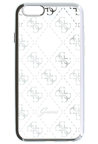 Guess 4G zilver, transparant / iPhone 5/5S/SE