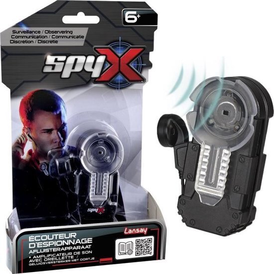Spy X - Spy Earphone - Spy Toy &amp; Accessories - Spy Set voor kinderen - Vanaf 6 jaar - Lansay