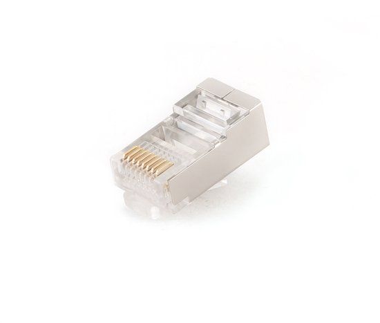 Cablexpert Afgeschermde modulaire RJ45 stekker, 8P8C, CAT6, Transparant, 10 stuks