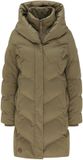Ragwear Lange damesjas Natalka donkere olijf