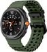 Strap-it Ocean siliconen bandje met gespsluiting geschikt voor Samsung Galaxy Watch 9 (40/44mm) / Watch 8 (40/44mm) / 8 Classic (46mm) - legergroen
