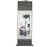 Lachineuse Kakemono Japanse kranen Wandtapijt