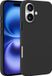 Coverzs luxe leren MagSafe hoes geschikt voor iPhone 16 (zwart)