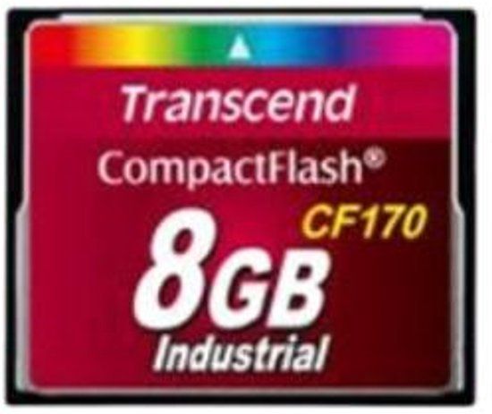Transcend CF170 8GB CompactFlash - 90MB/s Read, 60MB/s Write