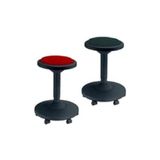 NeoLab 2-2051 kruk zwart met rood zitkussen, 6 rollen