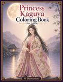 Princess Icecat Kaguya Coloring Book for Adults: Beautiful Japanese Fantasy Art for Relaxation