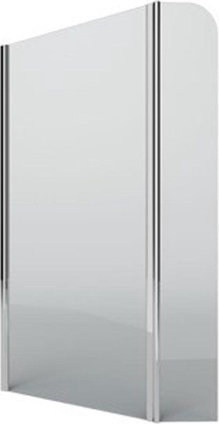 Plieger Panorama Douchewand 6mm met Draaideur 90/30x200cm - Chroom