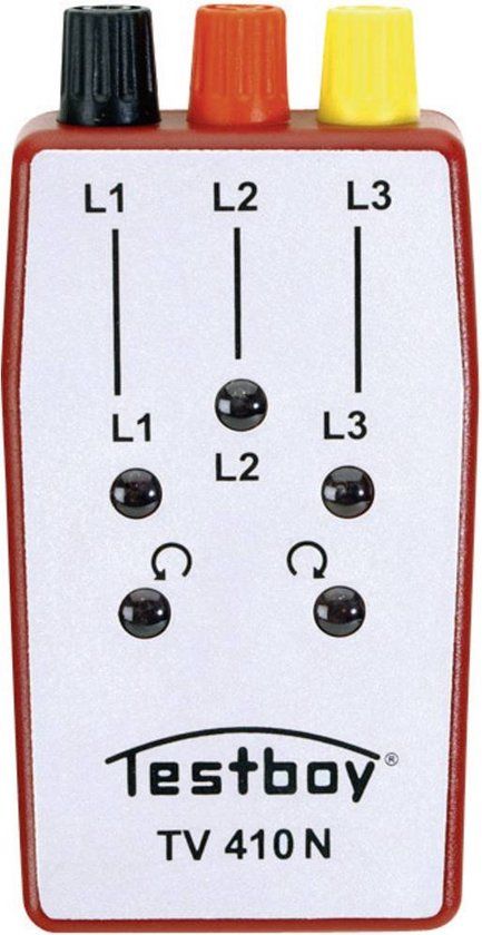 Testboy TV 410 N Draaiveldmeter CAT II 400 V LED