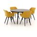 Hartman tuinmeubelen Hartman Sophie Studio ø128cm dining tuinset 5-delig