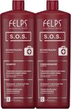 Felps Professional SOS Recovery Shampoo & Conditioner voor Beschadigd Haar (2x 1000 ml)