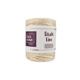 IDEA HOME Sisal touw, natuurlijk sisaltouw, jutetouw, sisaltouw, voor huishouden en tuin, doe-het-zelf, krabtouw, kattenaccessoires, bruin, 2 mm, 135 m, 0,25 kg