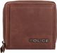 Police PT16-10368 Leren portemonnee 12 cm - Dames - Horizontaal - bruin