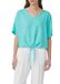 s.Oliver Linnen Mix Losse Blouse met Knoopdetail Dames