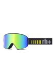 rh+ Uniseks Logo Evo Skibril Matt Black/Lens Revo Gold/El Blk-Acid Lime-Grey One Size