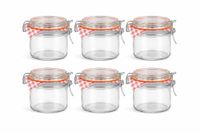 WDMT Set van 6 Glazen Weckpotjes 250 ml