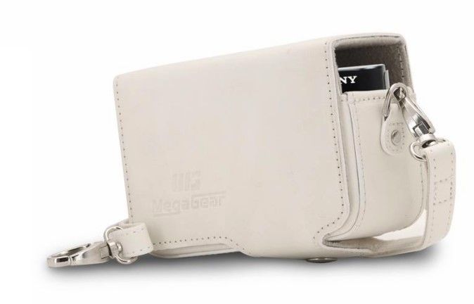 MegaGear MG1420 - Cameratas - Wit - Leer - Compatibel met Sony Cyber-shot DSC-RX100 V, DSC-RX100 IV, DSC-RX100 III, DSC-RX100 II