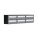 Allux Hive Set 3-Breed, 2-Hoog Antraciet