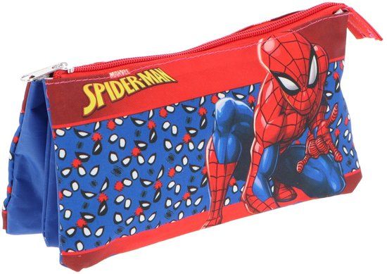 Spider-Man Etui - Pennenetui voor Kind - Rechthoekig - Meerkleurig - Pennenzak