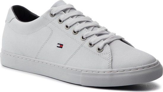 Tommy Hilfiger Essential Sneakers - White - Men's Size 43 - Suede