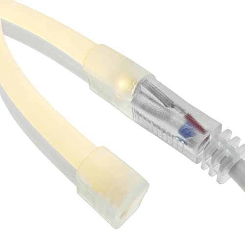 PrimeMatik.com PrimeMatik - Flexibele LED-striplicht Neon Flex LNF 16x8mm 220VAC 50m warmwit