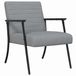vidaXL Fauteuil Lichtgrijs Stof 59 x 75 x 78 cm