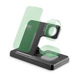 Draadloze oplader, 3-in-1, zwart