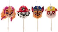 DEKORA - 4 Paw Patrol Verjaardagskaarsen