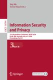 Information Springer Nature Lecture Notes in Computer Science 16794 - Information Security and Privacy