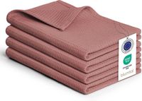 Blumtal® Wafeldoeken 50x70 cm - Set van 4 - 100% Katoen - Roze
