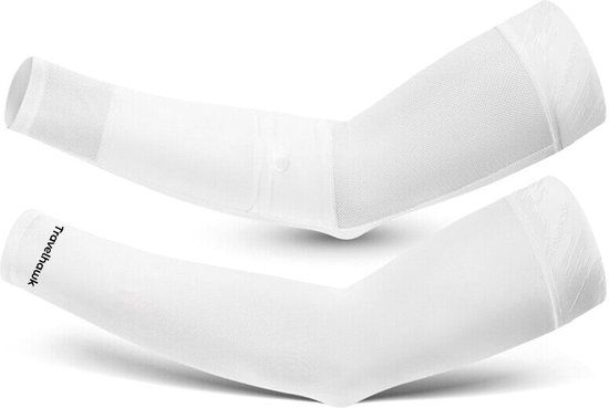 Travelhawk Arm Sleeve - 2 stuks - Wit - Maat L